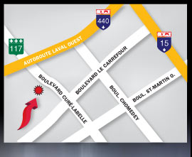Contact O.B.K. Automobiles in Laval Contact us